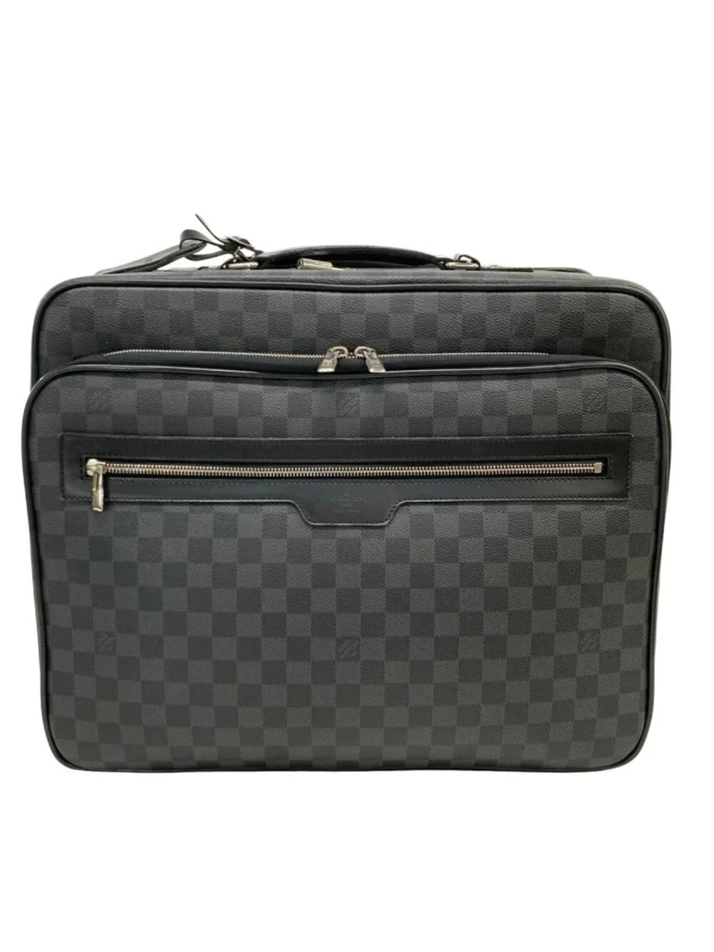 Louis Vuitton Travel Bag Damier Graphite Pilot Case